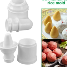 YZ Lot de 2 moules à arancini, boulettes de viande, boulettes de riz, ustensiles de cuisson, gadgets de cuisine, accessoires de cuisine, articl