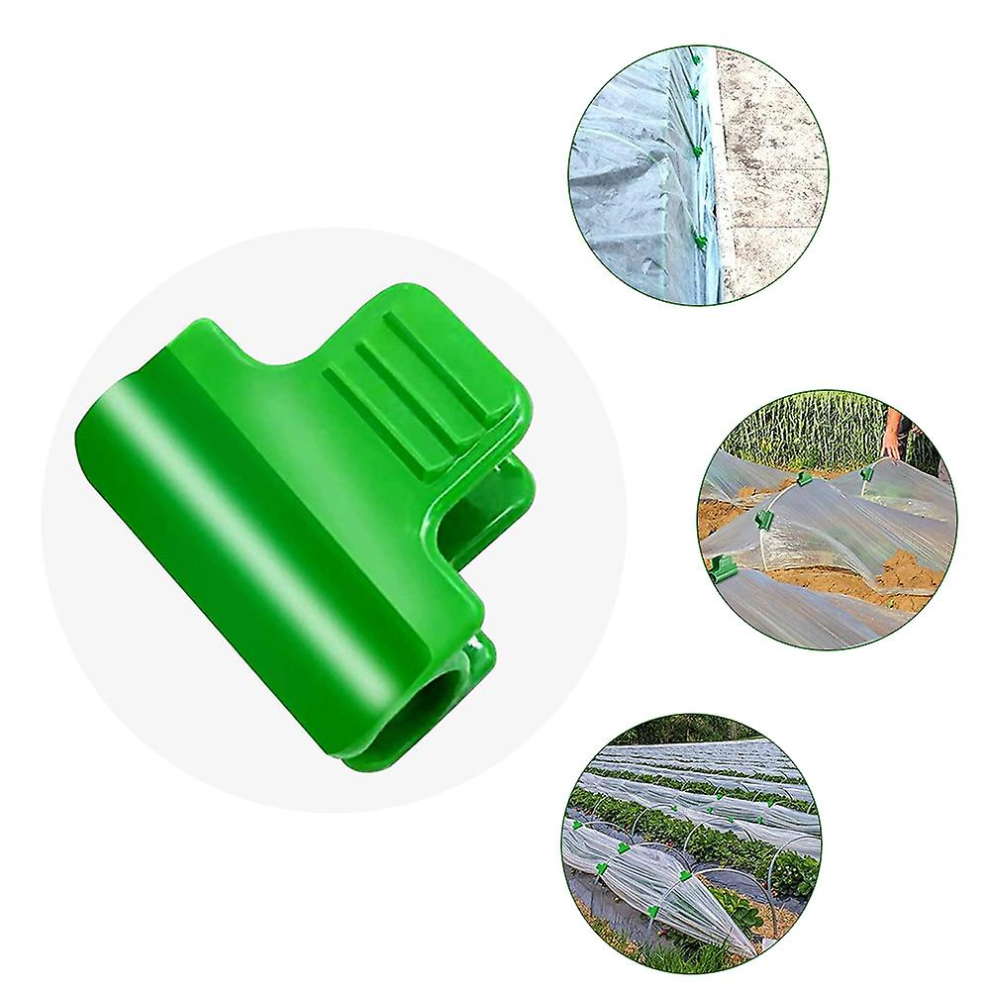 YZ Lot de 10 pinces à film plastique pour serres (11 mm et 16 mm)