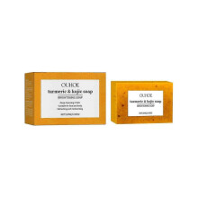 Ouhoe Lemon Turmeric Cleaning Soap Mild Skin Cleaning Nourishing Moisturizing Hydrating Face Washing Body Care Soap