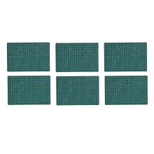 (As show, One size) PVC Mat Board Self Healing DIY Craft PVC Cutting Grid Board for Quilting Craft SewingA5 (6 Pcs)