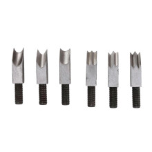(As show, One size) 6Pcs Cutter Heads for Chamfer Plane Carbon Steel Chamfering Blades Replacement for Woodworking