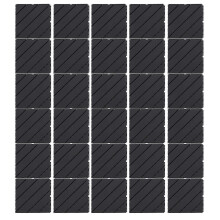 (As show, One size) 30 Pcs Plastic Interlocking Decking Tile Waterproof Good Load Bearing Non Slip Quiet Plastic Outdoor Flooring Tile Dark Gray