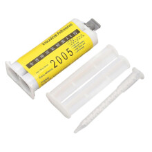 (As show, One size) AB Glue Epoxy Resin High Viscosity Full Transparent 5 Minutes Strong Quick Drying for DIY 50ml