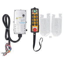 (As show, One size) Industrial Crane Remote Control Single Handle Electric Lifting Controller with Emergency Stop 6 Direction Buttons DC24V