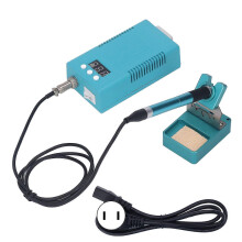 (As show, One size) Soldering Station 150500 Adjustable LED Digital Display 12V 75W Set Kit for Welding US Plug 100240V