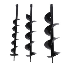 (As show, One size) Electric Auger 52CC 2.4HP Engine 2 Stroke Gas Powered Earth Auger Hole Digger for Orchard Planting 80cm / 31.5in Drilling Depth 4in 6in 8in Drill Bit