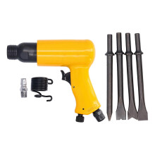 (As show, One size) Air Hammer 3000BPM 66mm Stroke 1/4 Inch PT Inlet 3/8 Inch Pipe Intake Pneumatic Hammer Shovel Tool