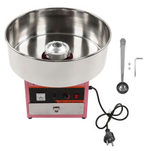 (As show, One size) Commercial Floss Maker Electric Candy Machine Stainless Steel Cotton Sugar Maker Kit 1000W 2800RPM EU Plug 220V