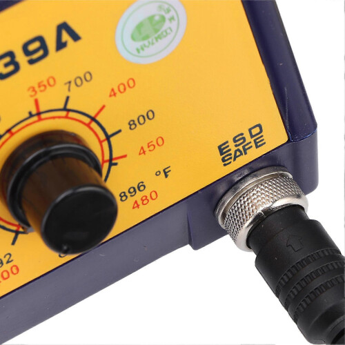 (As show, One size) Soldering Station Adjustable Temperature Welding Machine 90W 939A  Input 2