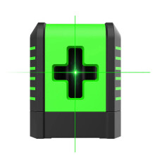 (As show, One size) Self Leveling Laser Tool Cross Line Level Green Beam Portable Mini Household High Accuracy with L Shaped Bracket