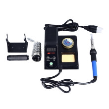(As show, One size) Soldering Iron Station 356896F Digital Display Automatic Sleep and Calibration Soldering Iron Kit 90 60W