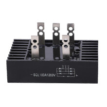 (As show, One size) 100A 1200V 3 Phase Alternator Diode Bridge Rectifier Module SQL100A