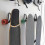 (2, One size) 2pcs Skateboard Longboard Wall Hanger Storage Mount Rack Hanging Hook 8kg Load 3