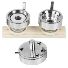 (As show, One size) 25mm/0.98in DIY Aluminum Alloy Interchangeable Die Mould for Button Maker Badge Machine