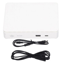 (As show, One size) Mini UPS Battery Backup 10400mAh Uninterruptible Power Supply Output 5V 9V 12V POE 15V 24V for Camera Router 100240V EU Plug