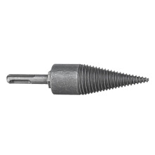 (Round shank, One size) Log Wood Splitting Electric Hammer Drill Bit Splitter Cone Firewood Split