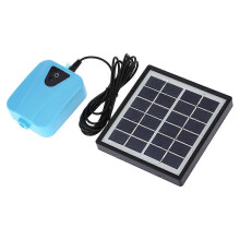 (As show, One size) Solar Powered/DC Charging Oxygenator Water Oxygen Pump Pond Aerator with 1 Air Stone Aquarium Airpump 2L/min