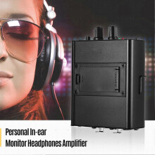(As show, One size) Personal In-ear Monitor Headphones Earphones Amplifier Amp with XLR Inputs 3.5mm Output