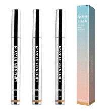 3Pcs Matte Lip Liner Long Lasting Waterproof Tint Contour Sexy Plumping Lip Pencil Non-Stick Peel Off Lipliner Beauty Makeup Cosmetic