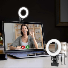 Osvetlenie webkamery YZ, USB LED kruhové svetlo pre notebook