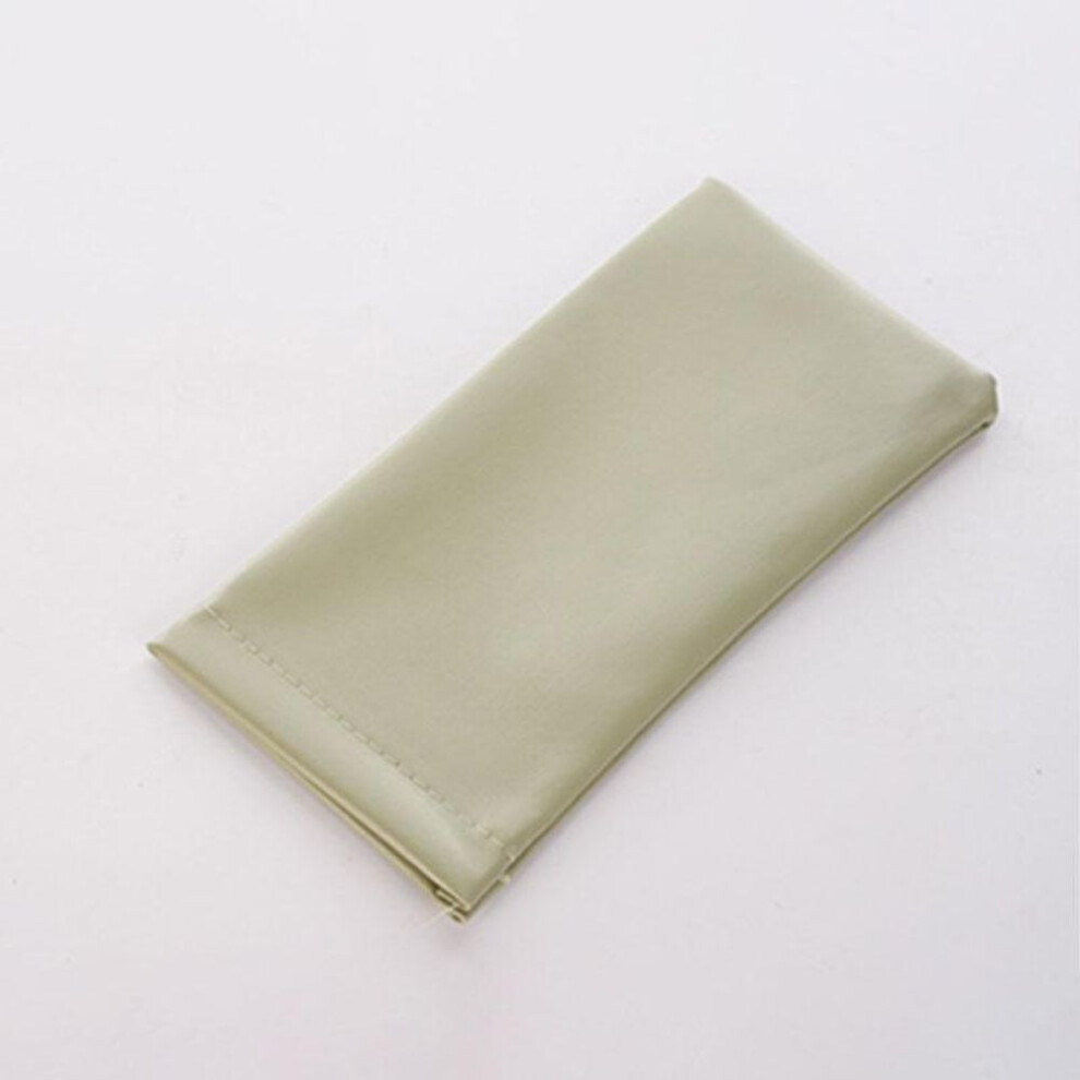(green) Solid Color Leather Sunglasses Bag for Men & Women