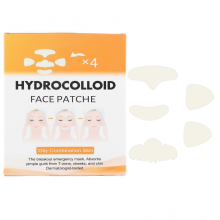 Parches faciales hidrocoloides YZ 20 piezas/caja para eliminar el acné y cuidar la zona T, las mejillas y el mentón.