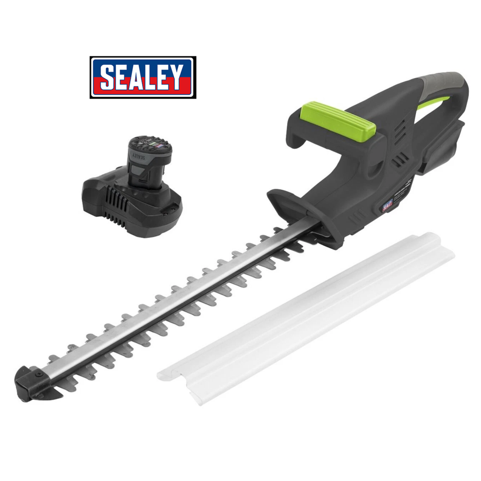 Sealey Hedge Trimmer Tree Bush Cutter 10.8v Cordless Battery & Charger 450mm NEW