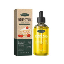 WoodSleep Strawberry Crispy Body Essence Oil Refreshing Moisturizing Nourishing Whole Body Skin Soft Massage Oil