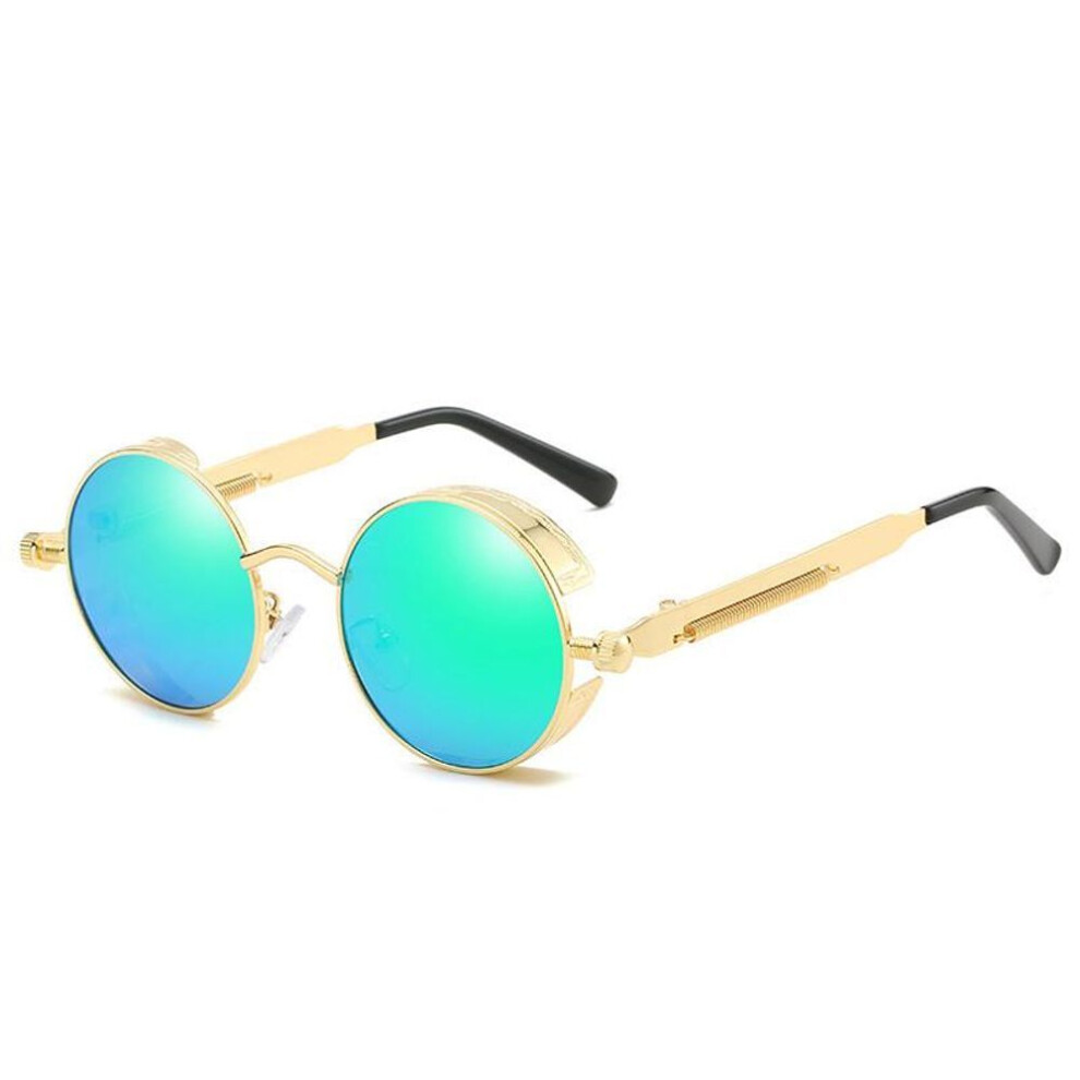 (8#) European and American Men&apos;s and Women&apos;s Fashionable Personalized Colorful Circular Sports Polarized Sunglasses