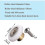 4X Replacement Shower Door Rollers/Runners/Wheels 19mm Diameter 4