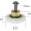 4X Replacement Shower Door Rollers/Runners/Wheels 19mm Diameter 3