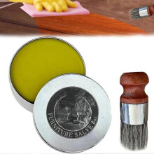 (1 Set B) Leather Conditioner - Natural Leather Repair Care Balm with Brush, Waterproofing Leather Salve Restorer & Protector for Sofa Furniture KR