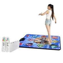 (Single Player Game,Blue)Dance Mat For Kids Adults Non-slip Somatosensory Soft Dancer