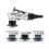(As show, One size) Mini Pneumatic Chamfering Tool with Replace Blades Inserts and Bearings, 45 Degree Air Chamfer Debu 3