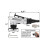 (As show, One size) Mini Pneumatic Chamfering Tool with Replace Blades Inserts and Bearings, 45 Degree Air Chamfer Debu 4