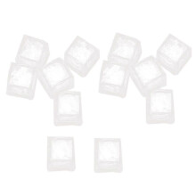 (As show, One size) 12PCS Waterproof LED Ice-Cube Flashing Glow in the Dark Light Up compatible withBar Club Drinking Party Decora
