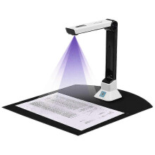 (As show, One size) Document Camera compatible with Teachers, Portable USB Document Camera Scanner with Stand 8MP HD A4 compatible withmat Cam Photo Scanner
