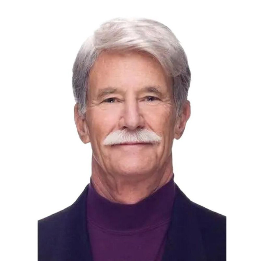 (grey white) Middle Aged and Old Men&apos;s Side Part Gray White Wig Heat Resistant Synthetic Fluffy Short Straight Wigs