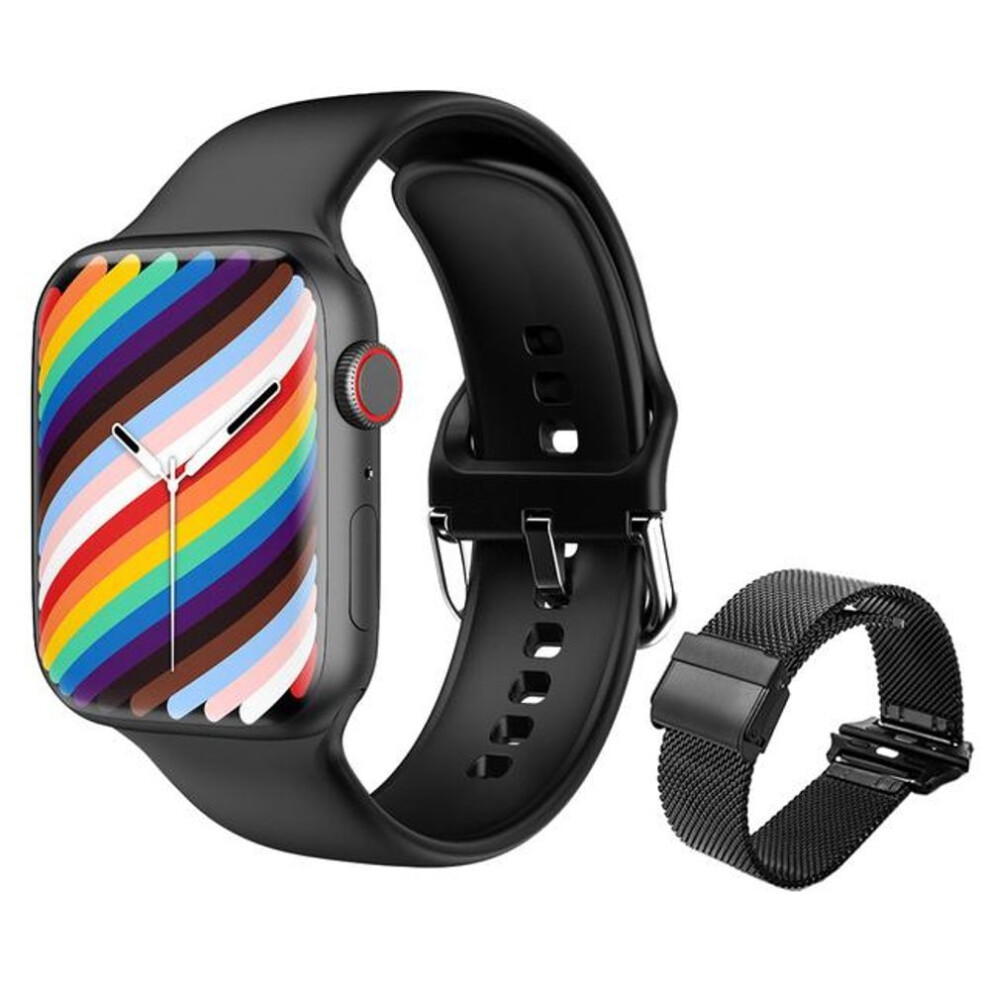 (black, Milan Net) Zodvboz 2022 Smart Watch Women 2.0 " Screen Bluetooth Call Heart Rate Blood Pressure Men Smartwatch for Watch IWO Watch 8