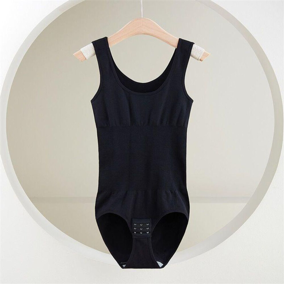 (black, XL/2XL) Women Seamless Full Bodysuit Shapewear Thong Body Shaper Panty Waist Trainer Tummy Control Slimming Underwear Corset