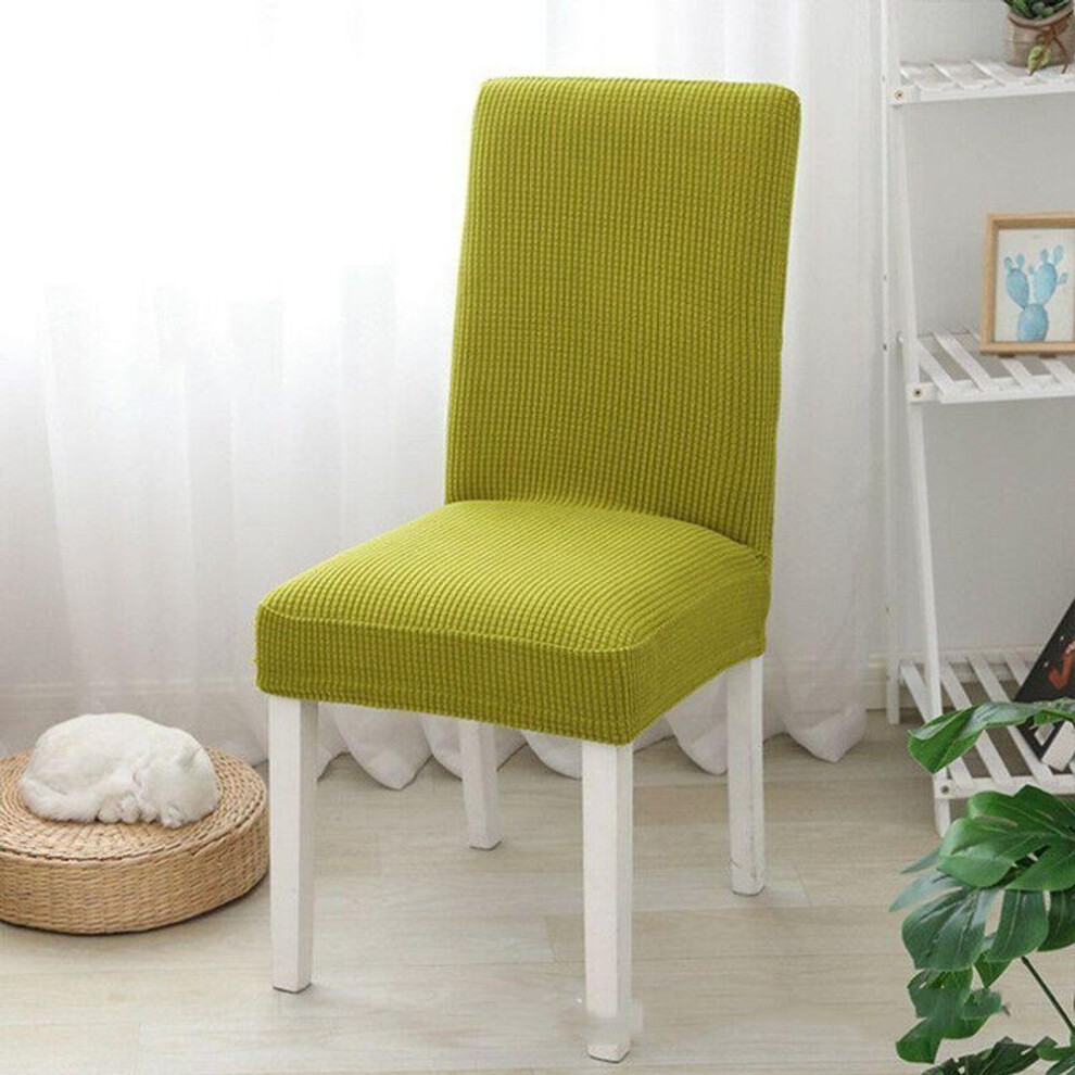 (green) Stretch Dining Chair Cushion Cover