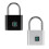 (silver) Touchtanium Fingerprint Padlock, Fingerprint Padlock, Smart Padlock 1