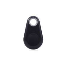 (Black) Pets Smart Mini GPS Tracker Anti-Lost Bluetooth Tracer For Pet Dog Cat Keys Wallet Bag Kids Trackers