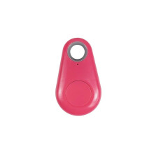 (Rose Red) Pets Smart Mini GPS Tracker Anti-Lost Bluetooth Tracer For Pet Dog Cat Keys Wallet Bag Kids Trackers