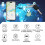 (Blue) Smart Anti-Lost Tracker for Ios Finder Pet Tracker 6