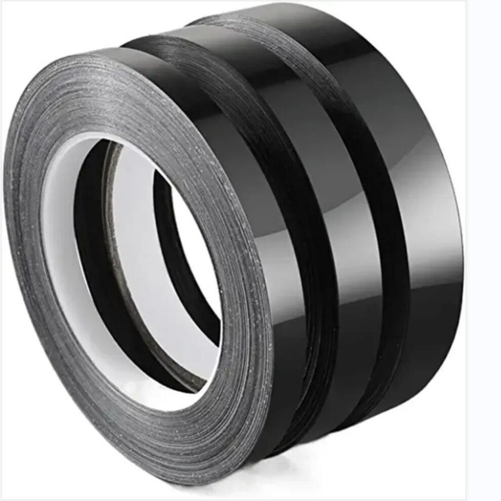 (black, 2cm&50M) New 50M Gold Black Self-Adhesive Tile Stickers Tape Floor Waterproof Wall Gap Sealing Strip Tile Beauty Seam Sticker Home Decor