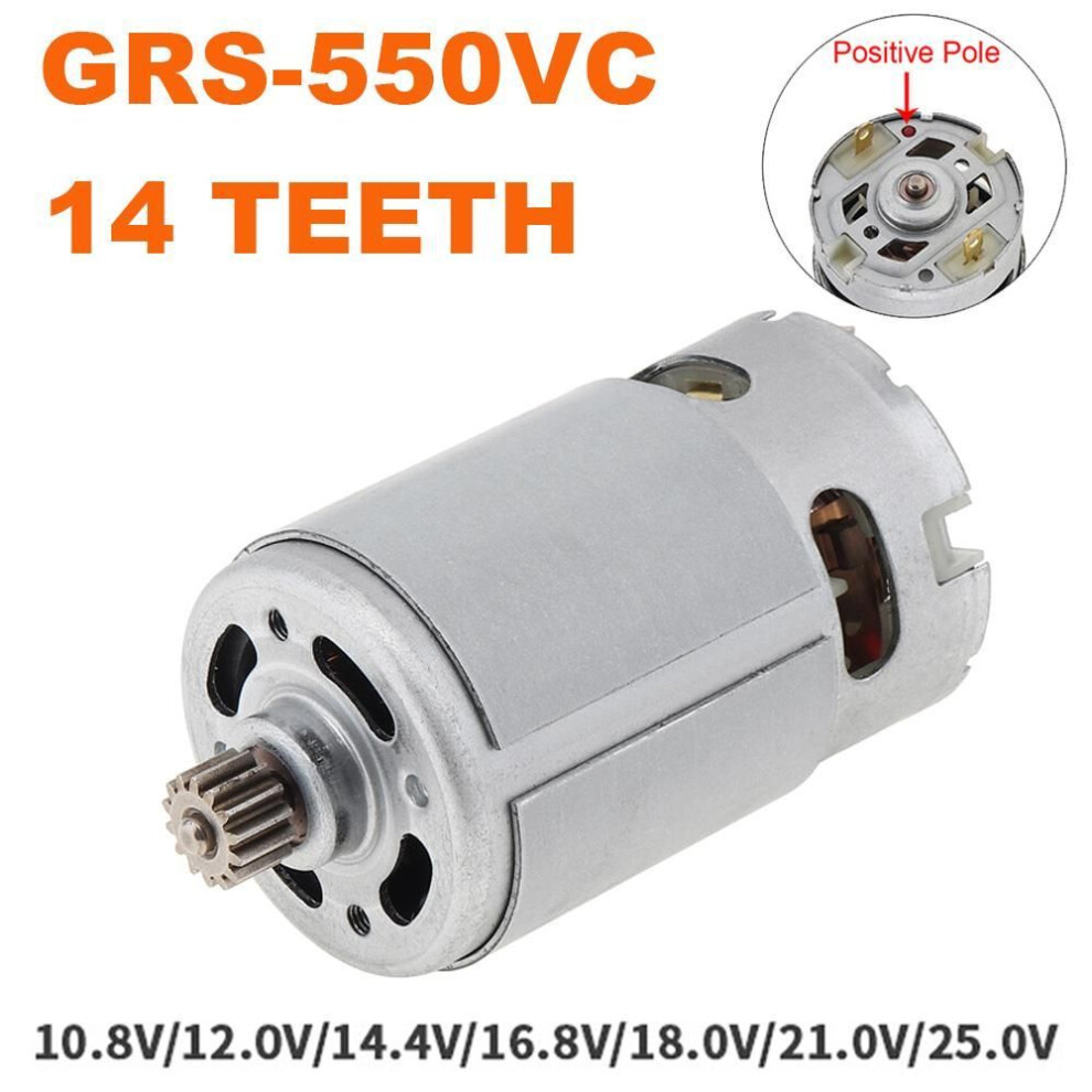 (18V) GRS550VC 14 Tooth Motor 21500-29000RPM DCJZ10-10 Lithium Drill 14T Motor for Rechargeable Electric Saw