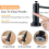 Matt Black Monobloc Kitchen Sink Mixer Tap with Pull Out Hose Spray 5