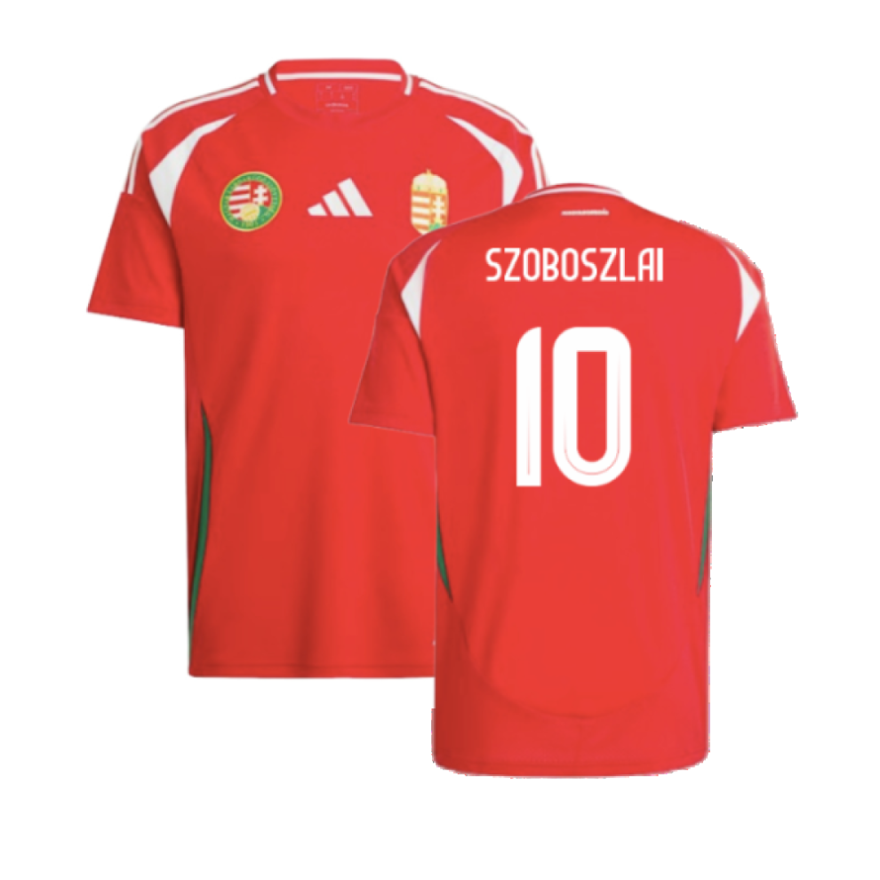 Adidas (M) 2024-2025 Hungary Home Shirt (Szoboszlai 10)