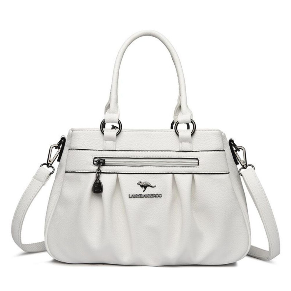 (white) White Luxury Handbags Women Bags Designer Crossbody Bags for Women 2023 New Leather Shoulder Bag Ladies Casual Big Tote Bag Sac